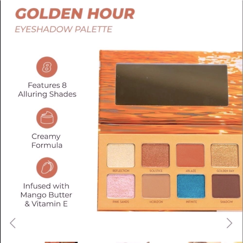 NEW BEAUTY FOR REAL Eyeshadow Palette Golden Hour Mango Butter - Picture 10 of 10